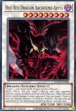 Yu-Gi-Oh! Maximum Gold El Dorado MGED-EN068 Hot Red Dragon Archfiend Abyss