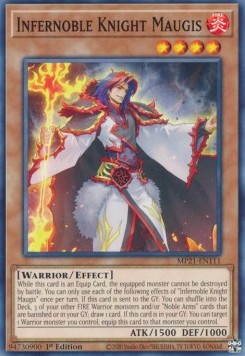 Yu-Gi-Oh! 2021 Tin of Ancient Battles Mega Pack MP21-EN111 Infernoble Knight Maugis