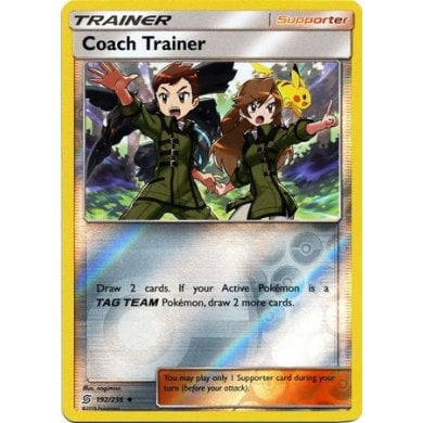 SM Unified Minds 192/236 Coach Trainer Reverse Holo