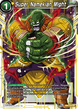 DBS Draft Box 6: Giant's Force DB3-102 Super Namekian Might (SR)