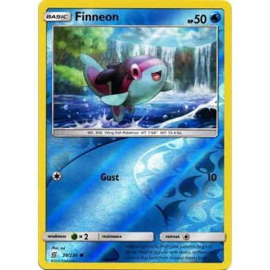 SM Unified Minds 039/236 Finneon Reverse Holo