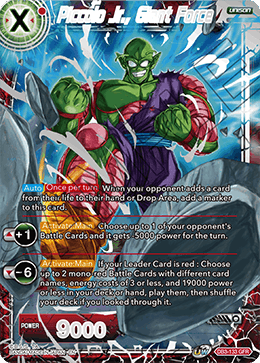 DBS Draft Box 6: Giant's Force DB3-133 Piccolo Jr., Giant Force (GFR)