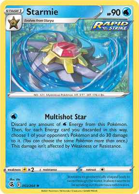 SWSH Fusion Strike 053/264 Starmie Holo Rare