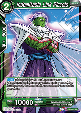 DBS Series 4 Starter The Guardian of Namekians SD4-003 Indomitable Link Piccolo