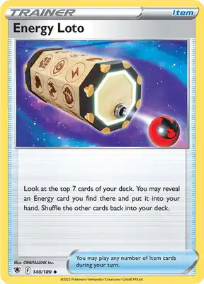 SWSH Astral Radiance 140/189 Energy Loto Reverse Holo