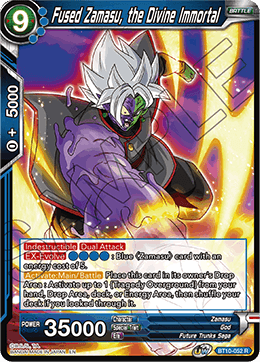 DBS Rise of the Unison Warrior BT10-052 Fused Zamasu, the Divine Immortal Foil