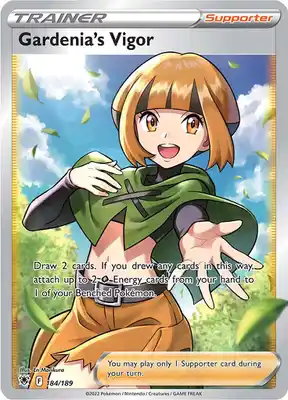 SWSH Astral Radiance 184/189 Gardenia's Vigor Full Art