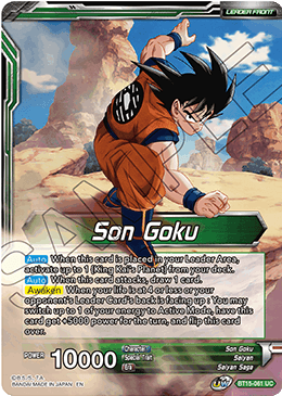 DBS Saiyan Showdown BT15-061 Son Goku (Leader)