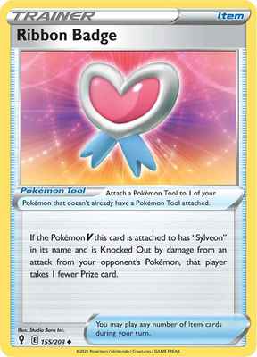 SWSH Evolving Skies 155/203 Ribbon Badge