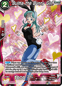 DBS Rise of the Unison Warrior BT10-011 Bulma the Bunny Girl (SR)