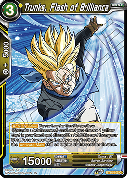 DBS Rise of the Unison Warrior BT10-108 Trunks, Flash of Brilliance