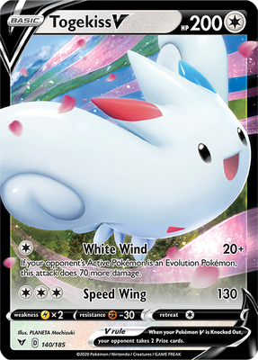 SWSH Vivid Voltage 140/185 Togekiss V