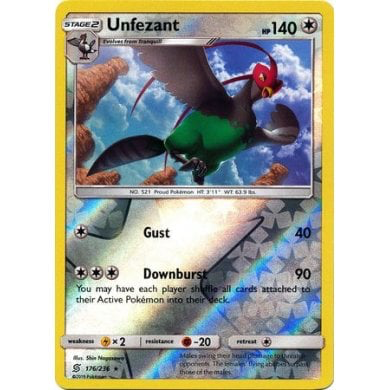 SM Unified Minds 176/236 Unfezant Reverse Holo
