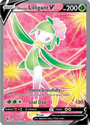 SWSH Astral Radiance 162/189 Hisuian Lilligant V Full Art
