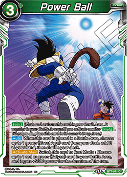 DBS Assault of the Saiyans BT7-071 Power Ball Foil