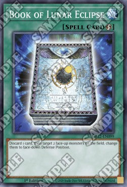 Yu-Gi-Oh! 2022 Tin of the Pharaoh's Gods Mega Pack MP22-EN099 Book of Lunar Eclipse Super Rare