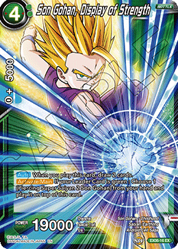 DBS Expansion Set 06: Special Anniversary Box EX06-16 Son Gohan, Display of Strength