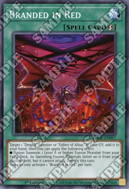 Yu-Gi-Oh! Burst of Destiny BODE-EN057 Branded in Red Super Rare