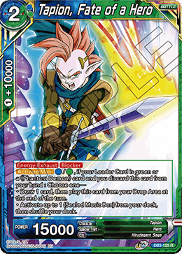 DBS Draft Box 6: Giant's Force DB3-125 Tapion, Fate of a Hero