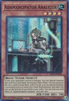 Yu-Gi-Oh! 2021 Tin of Ancient Battles Mega Pack MP21-EN226 Adamancipator Analyzer Super Rare