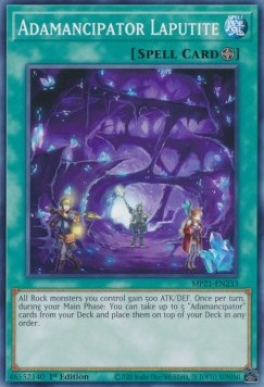 Yu-Gi-Oh! 2021 Tin of Ancient Battles Mega Pack MP21-EN233 Adamancipator Laputite