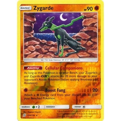 SM Unified Minds 124/236 Zygarde Reverse Holo