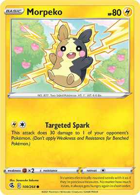 SWSH Fusion Strike 109/264 Morpeko Reverse Holo