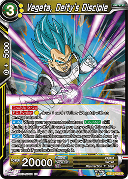 DBS Vicious Rejuvenation BT12-092 Vegeta, Deity's Disciple