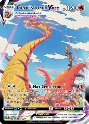 SWSH Lost Origin TG15/TG30 Centiskorch Vmax