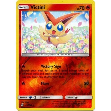 SM Unified Minds 026/236 Victini Reverse Holo