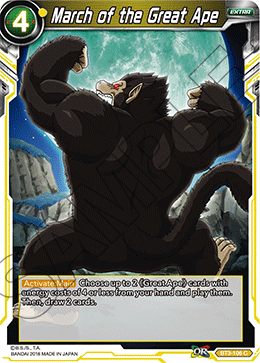 DBS Cross Worlds BT3-106 March of the Great Ape
