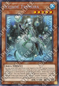 Yu-Gi-Oh! Burst of Destiny BODE-EN010 Icejade Tremora Secret Rare – JGC  Collectables