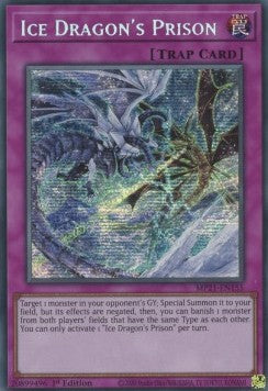 Yu-Gi-Oh! 2021 Tin of Ancient Battles Mega Pack MP21-EN155 Ice Dragon's Prison Prismatic Secret Rare
