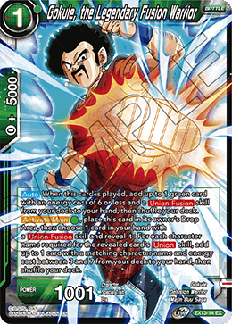 DBS Expansion Set 13: Special Anniversary Box 2020 EX13-14 Gokule, the Legendary Fusion Warrior