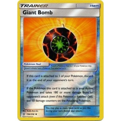 SM Unified Minds 196/236 Giant Bomb Reverse Holo