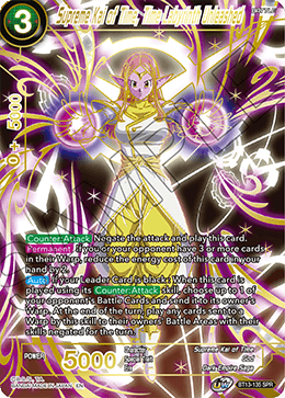DBS Supreme Rivalry BT13-135 Supreme Kai of Time, Time Labyrinth Unleashed (SPR)