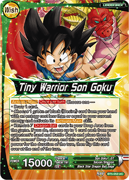 DBS Miraculous Revival BT5-053 Pilaf / Tiny Warrior Son Goku (Leader) Foil