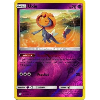 SM Unified Minds 083/236 Uxie Reverse Holo