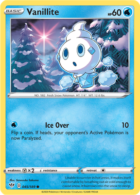 SWSH Darkness Ablaze 045/189 Vanillite