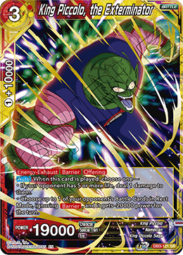 DBS Draft Box 6: Giant's Force DB3-121 King Piccolo, the Exterminator (SR)