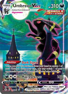 SWSH Evolving Skies 215/203 Umbreon Vmax Alternate Art