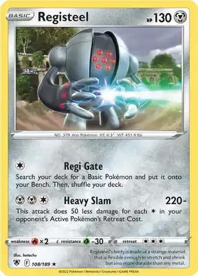 SWSH Astral Radiance 108/189 Registeel