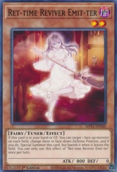 Yu-Gi-Oh! 2021 Tin of Ancient Battles Mega Pack MP21-EN160 Ret-time Reviver Emit-ter