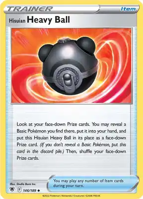 SWSH Astral Radiance 146/189 Hisuian Heavy Ball Reverse Holo