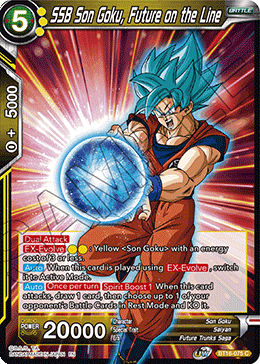 DBS Realm of the Gods BT16-075 SSB Son Goku, Future on the Line Foil