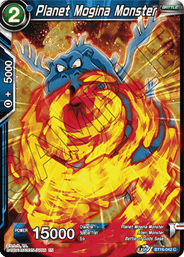 DBS Realm of the Gods BT16-042 Planet Mogina Monster Foil