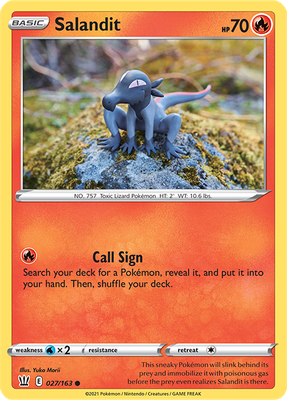 SWSH Battle Styles 027/163 Salandit