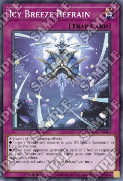 Yu-Gi-Oh! 2022 Tin of the Pharaoh's Gods Mega Pack MP22-EN040 Icy Breeze Refrain