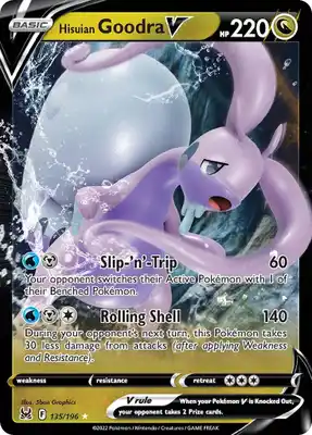 SWSH Lost Origin 135/196 Hisuian Goodra V