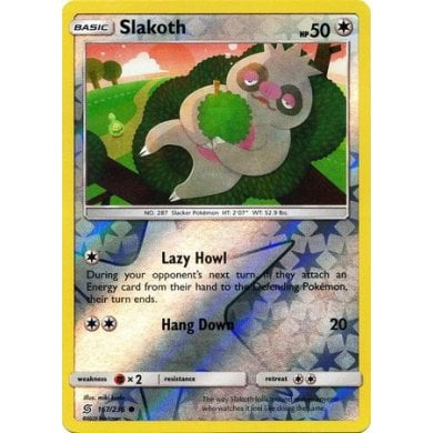 SM Unified Minds 167/236 Slakoth Reverse Holo